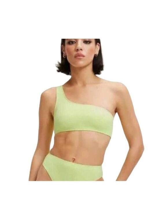Good American Other - Good American Women’s One Shoulder Scuba Fit Bikini Swim Top